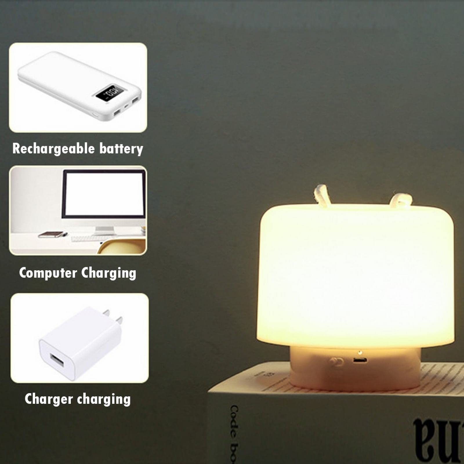 Linterna de Camping Lámpara LED Solar for Exteriores con Carga USB, 2 Modos, for Tienda de campaña, Linterna de Emergencia Nocturna for Senderismo, for Campamento