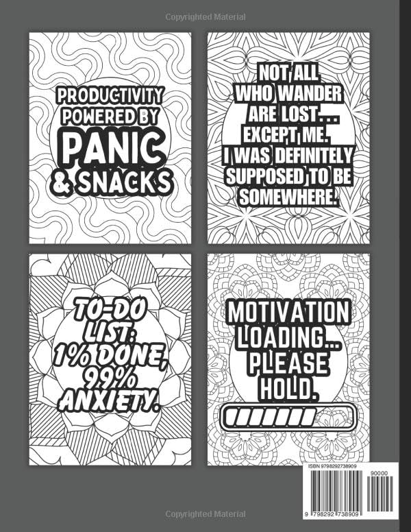 ADHD Life & Laughs: Hilarious Stress-Relief Coloring Book for Adults with ADHD Women & Men: Funny and Relatable Pages to Color with Empowering Quotes Ideal Gift for Neurodivergent Minds