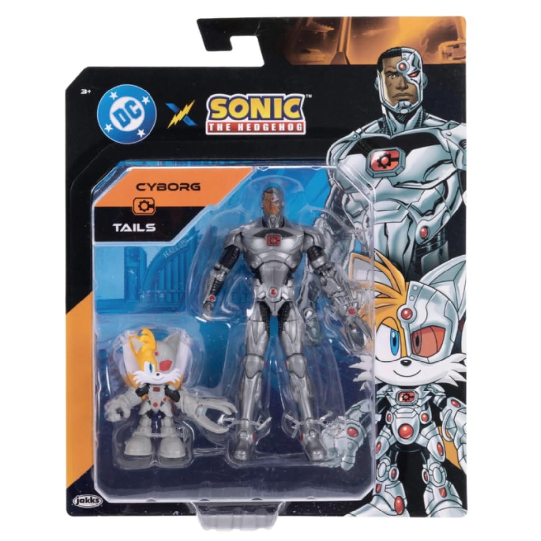 Amazon | DC X Sonic the Hedgehog Tails as Cyborg & Cyborg 2.5/5