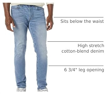 Amazon Essentials Men's Skinny-fit High Stretch Jean