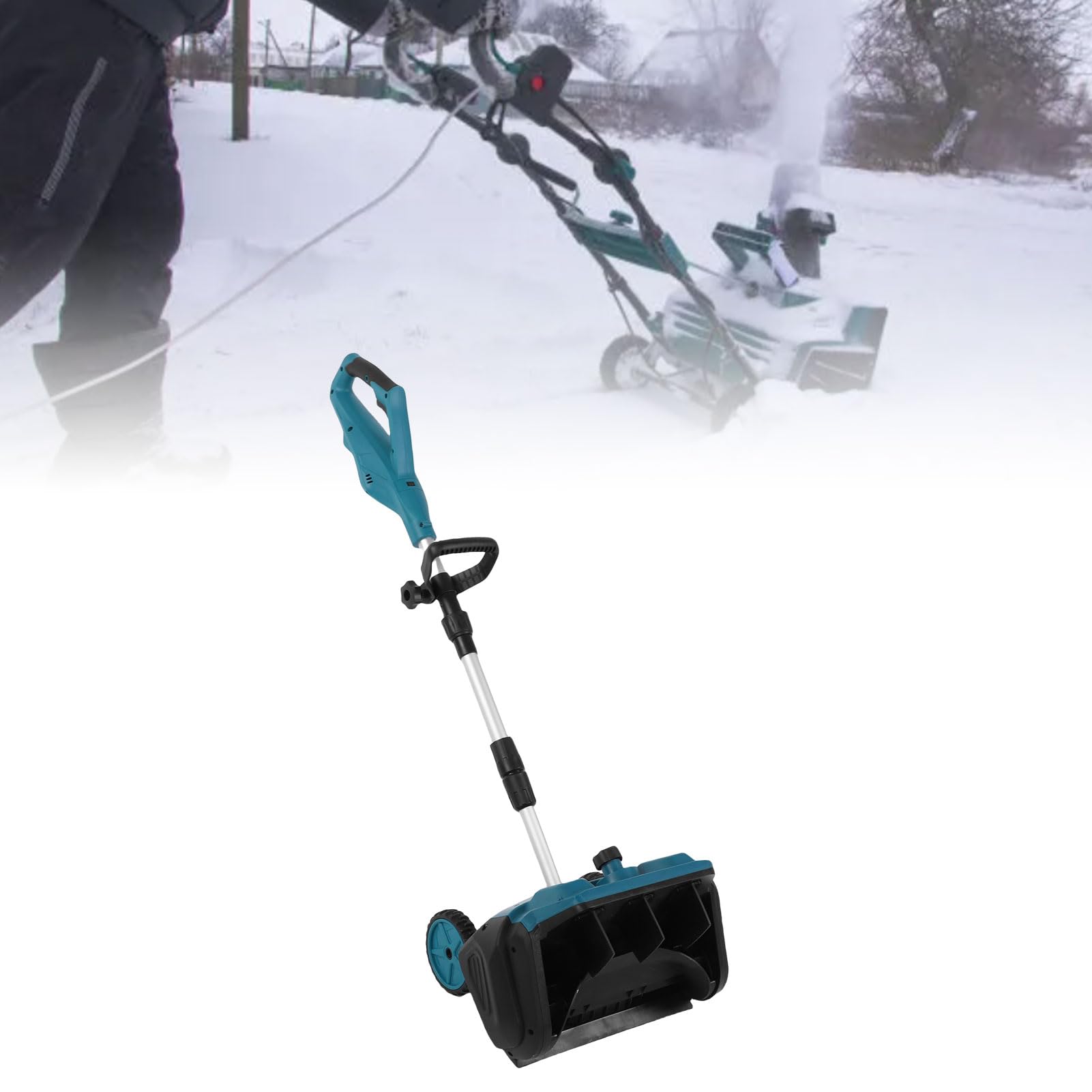 YWBL-WH Snow Snow Phelg Battery Powered Snow Lancers 16 Pouces Largeur de Nettoyage Capacité de Lancer 3 Réglage de la Direction pour BL1815 BL1820 BL1830 BL1840 BL1850 BL1860