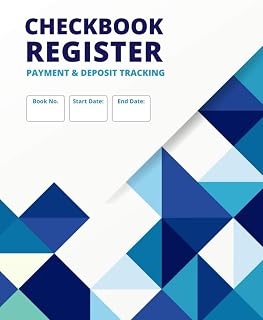 Checkbook Register: Payment & Deposit Tracking for Personal Bookkeeping & Business | Corporate Premium Design