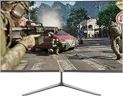 Monitor Gamer Curvo LED 23.8' 165Hz 1ms Full HD HD.MI/DP Suporte VESA 75x75mm para Jogos e Edição