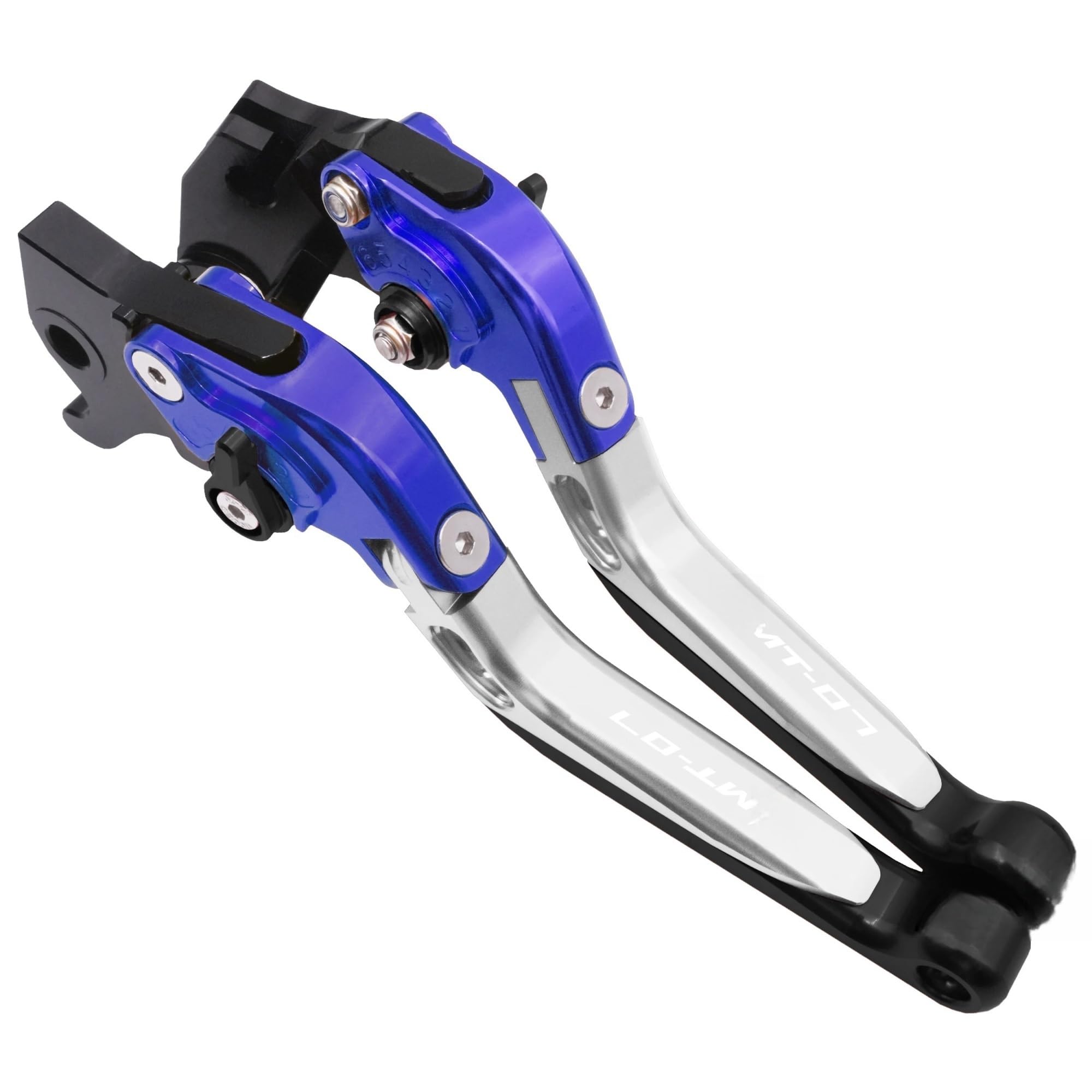 Dagmara Bu Sr Bk-Bk For Mt07 Brake Clutch Lever Motorcycle Adjustable Folding Levers Set For Mt-07 Fz-07 2014-2020