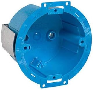 Thomas & Betts Carlon BH614R Round Old Work Box, Blue, 3-1/2-inch diameter by 2-3/8-inch depth