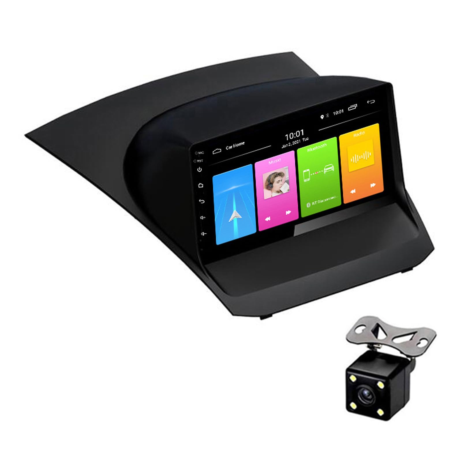 SIXWIN Android 13 Autoradio Für Ford C-Max/Galaxy/Fiesta U.a. – 7 Zoll Touchscreen, 1+32GB, Mit CarPlay, Android Auto, WiFi, GPS