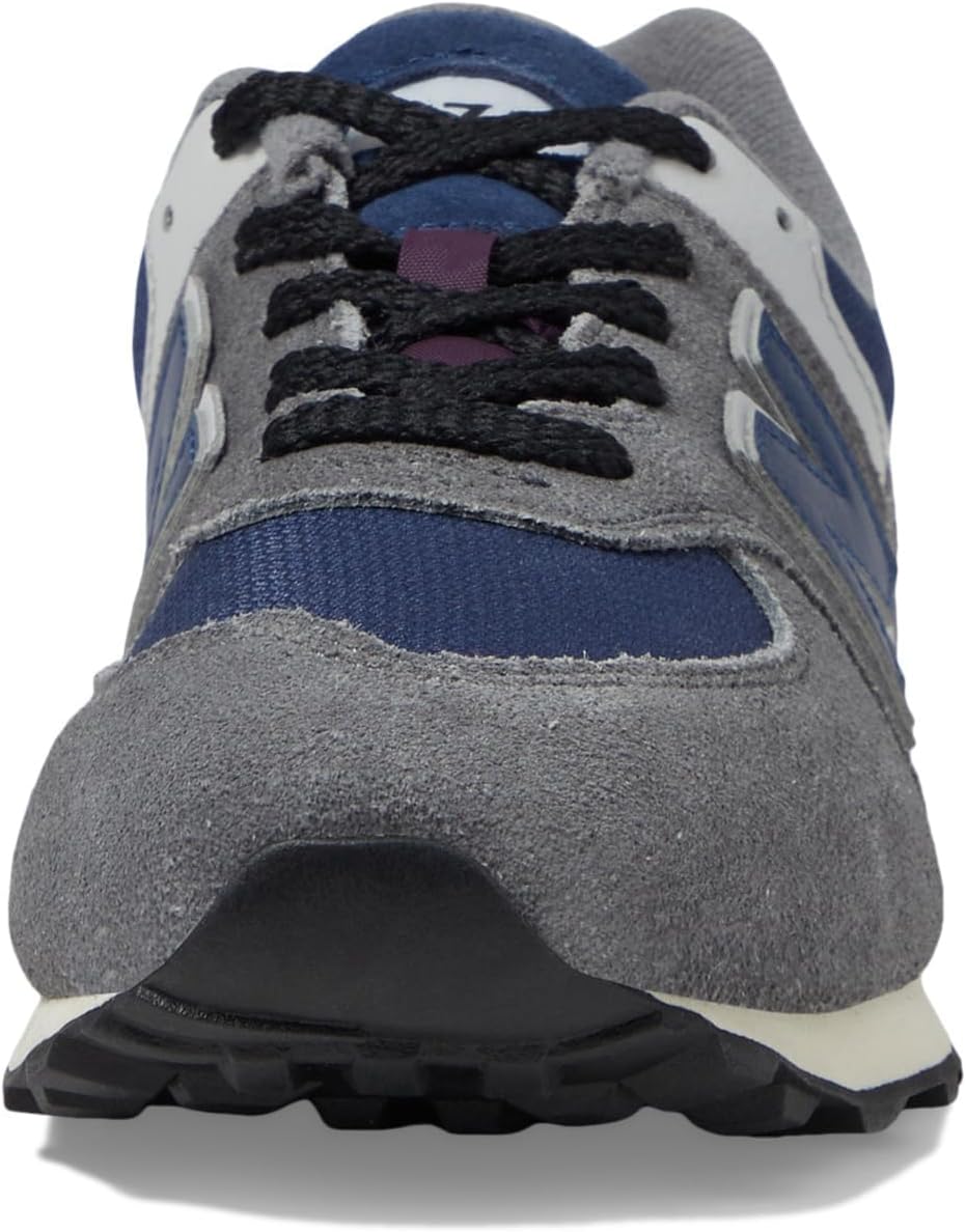 New Balance Kids 574 V1 70s Racing Lace-up Sneaker, Castlerock/NB Navy, 5.5 W Big Kid (8-12 Years) - Image 7