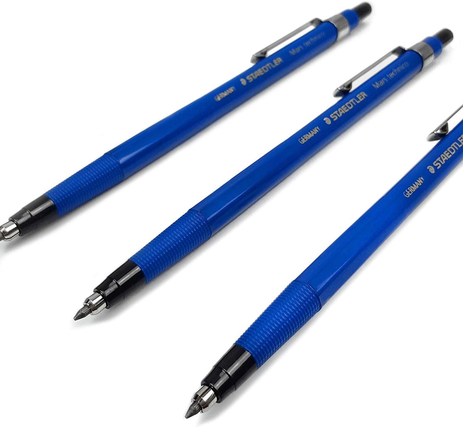 3 x Staedtler Mars Technico 788C Clutch Pencil Lead Holder 2mm Lead