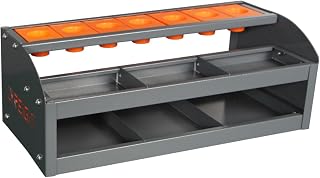 CNC Tool Rack Placed on The Desktop, CNC Tool Storage System for Workshop Storehouse, CNC Tool Holder Keeper with Parts Storage Box, Which Can Store Various Parts