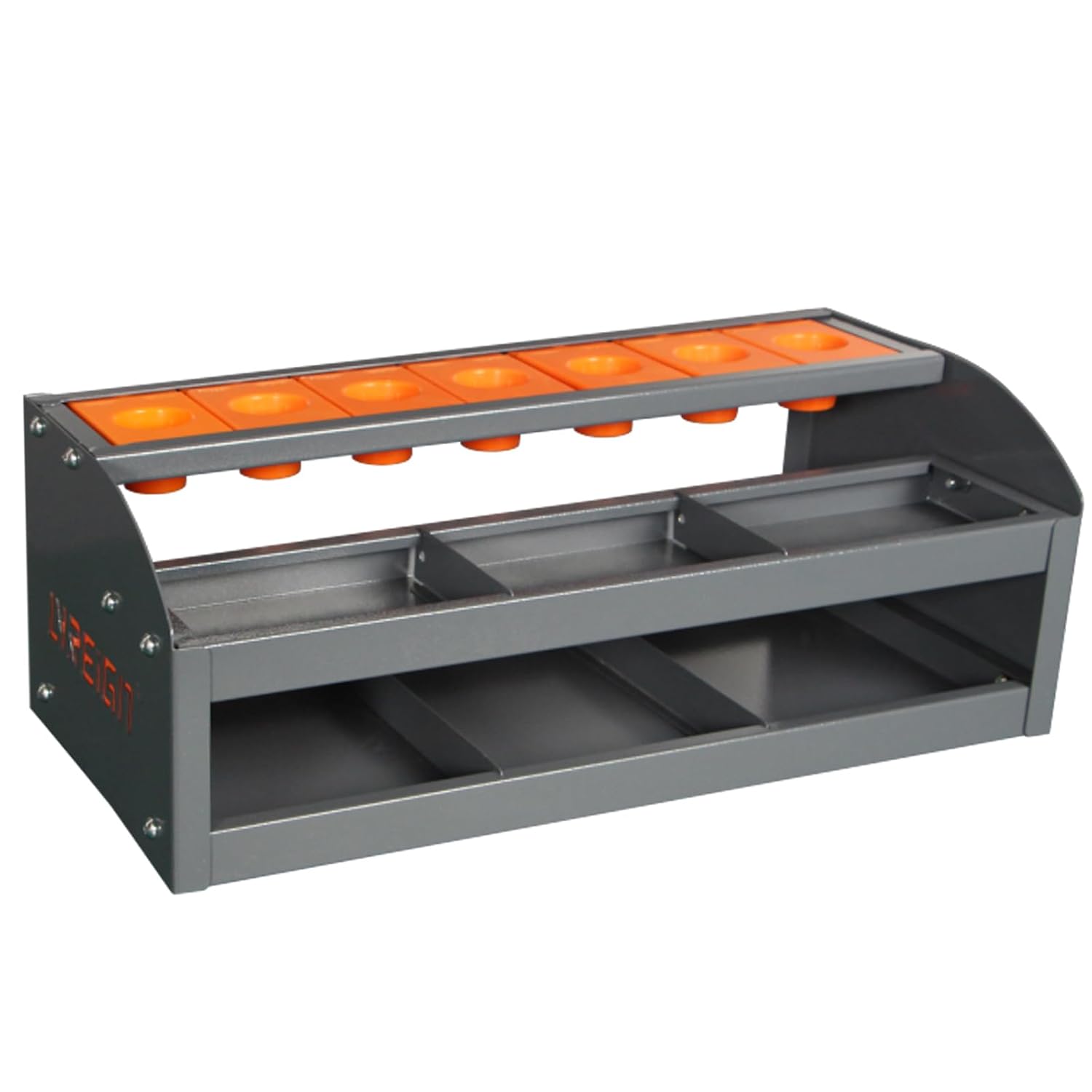 CNC Tool Rack Placed on The Desktop, CNC Tool Storage System for Workshop Storehouse, CNC Tool Holder Keeper with Parts Storage Box, Which Can Store Various Parts