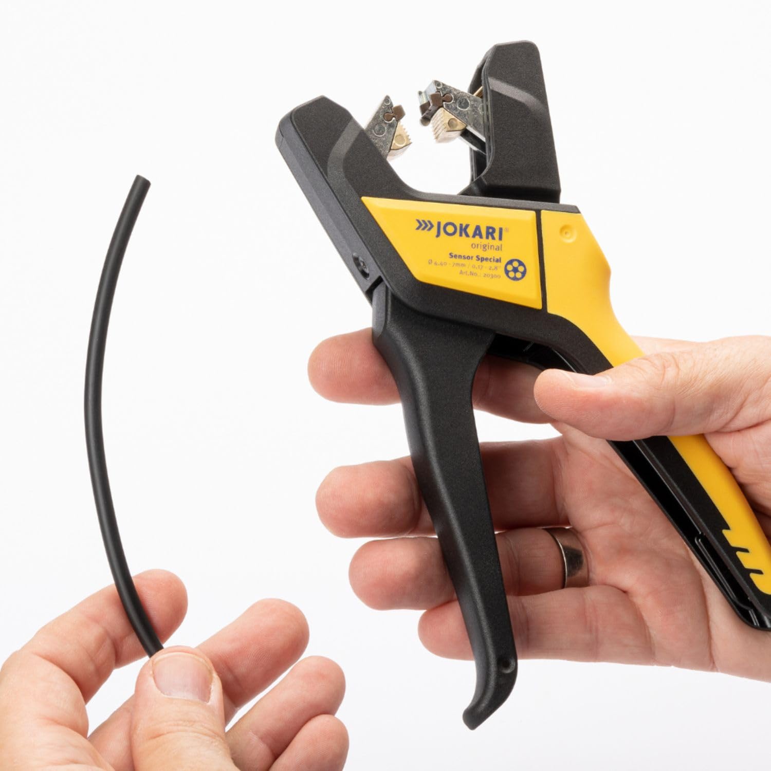 JOKARI original Abisolierzange Sensor Special 4,4-7mm Ø Kabel Abisolieren