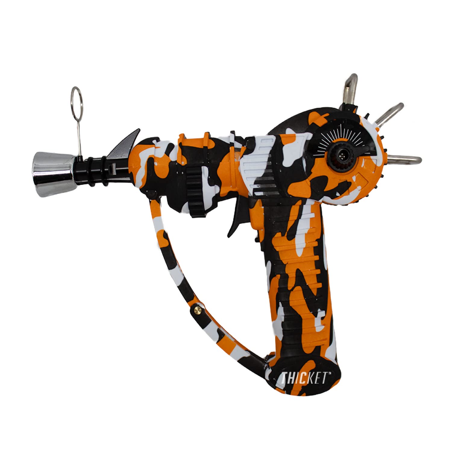 THiCket Raygun Torch Lighter, with Adjustable Flame and Safety Lock (Camo Orange)