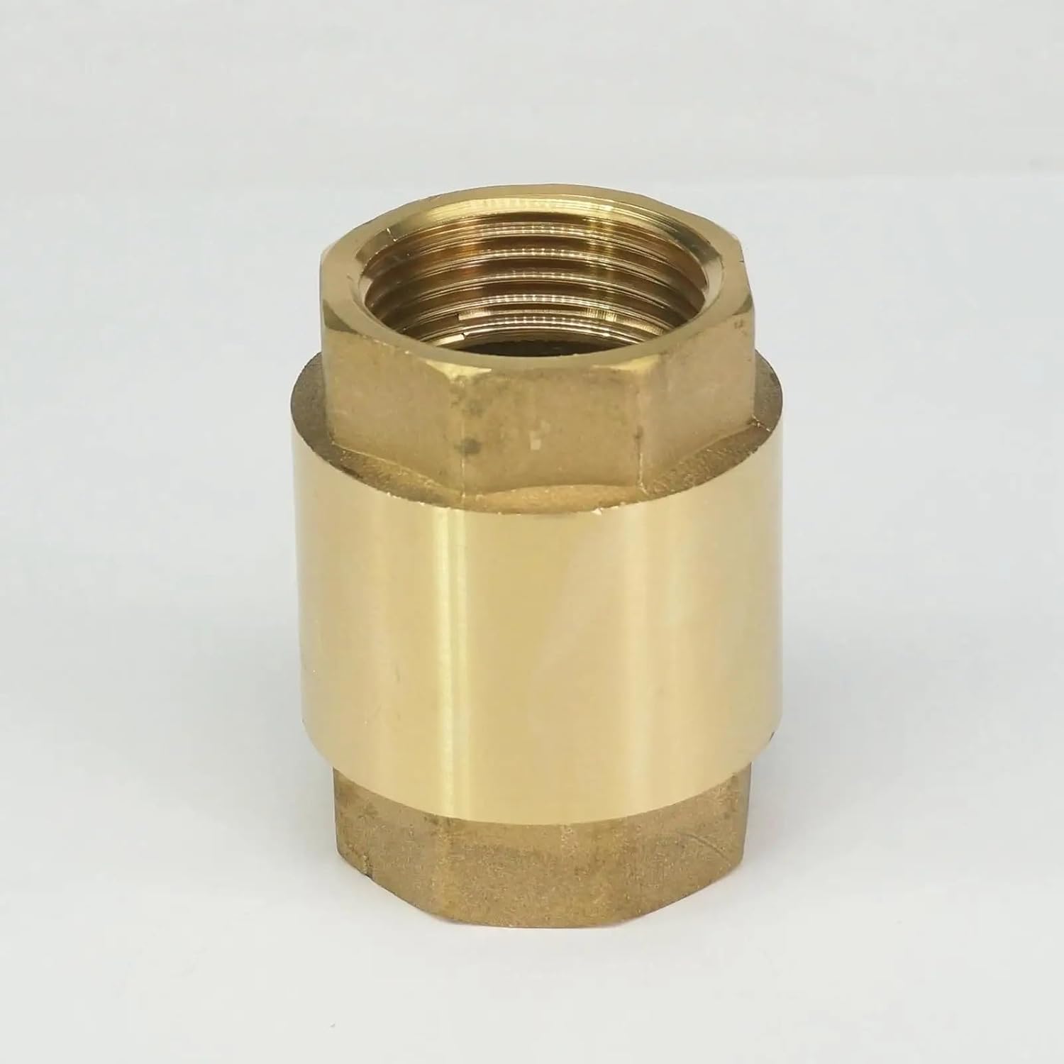 1/2インチ 3/4インチ 1インチ 1-1/4インチ 1-1/2インチ 2インチ 真鍮 六角インラインスプリング ワンウェイチェッ