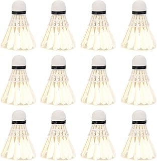 VGEBY 12Pcs/Set Badminton Shuttlecocks, Birdies Badminton Balls Indoor/Outdoor Sports Activities