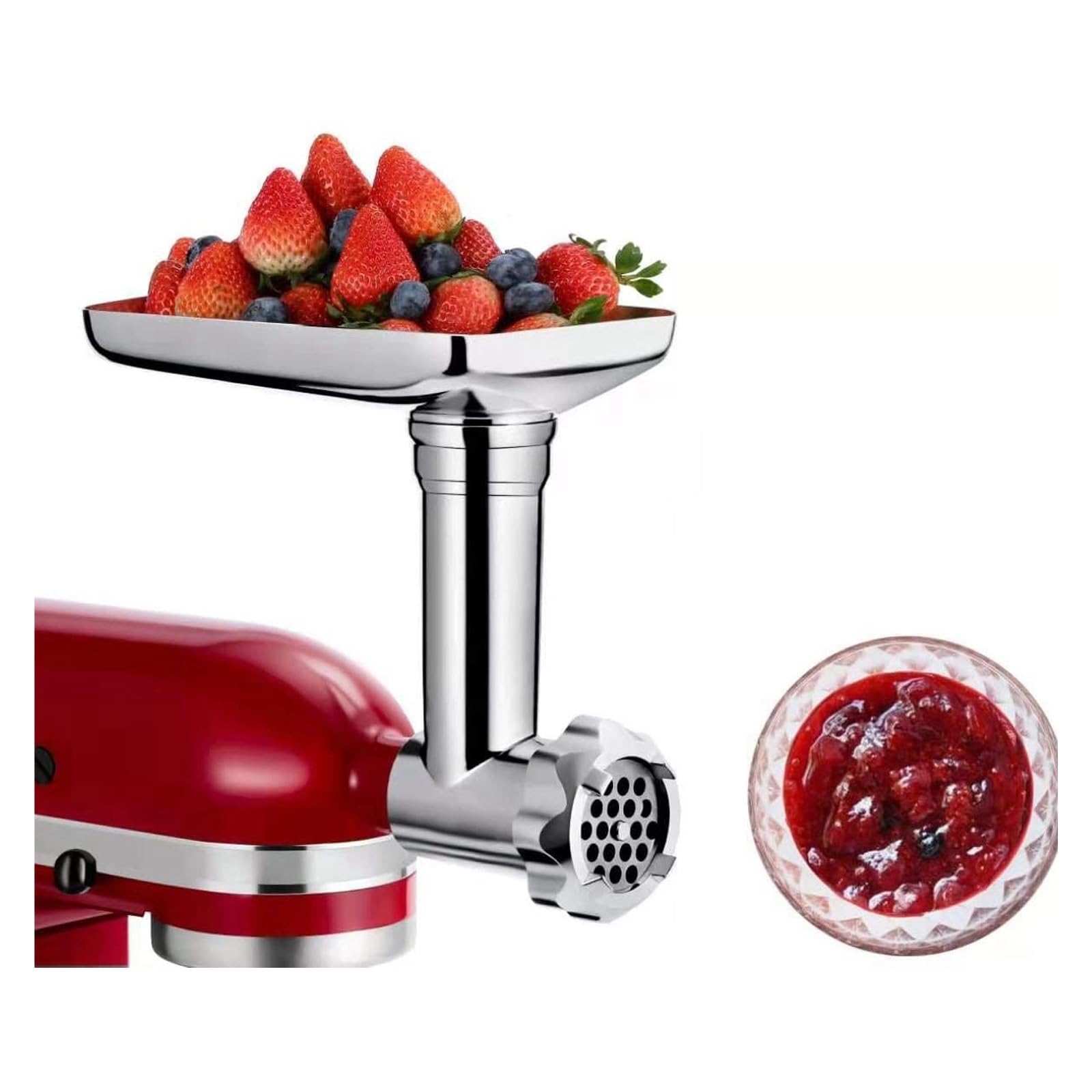 Accessori for tritacarne, compatibili con KitchenAid, impastatrici da banco con Tubo for riempire Salsicce/Accessori for Robot da Cucina