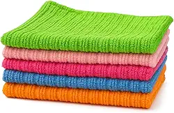 Kit 5 Panos de Microfibra 30x30cm – Alta Absorção, Anti-Risco, Ideal para Limpeza Doméstica e Automotiva