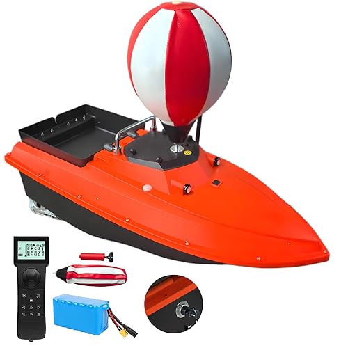 CRESEAPRODUCTS High Speed RC Fishing Bait Boat for Ocean Lake Fishing with GPS, 500M Range, 4.5KG Load, Cruise Control
