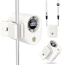 2025 Release, 7-in-1 Portable Fan, Belt Fan, Sitting Fan, 100 Levels of Wind Power Adjustment, Ultra High Speed Motor, Large Airflow, USB Rechargeable, Waist 27 Hours, LED Display, Ultra Lightweight