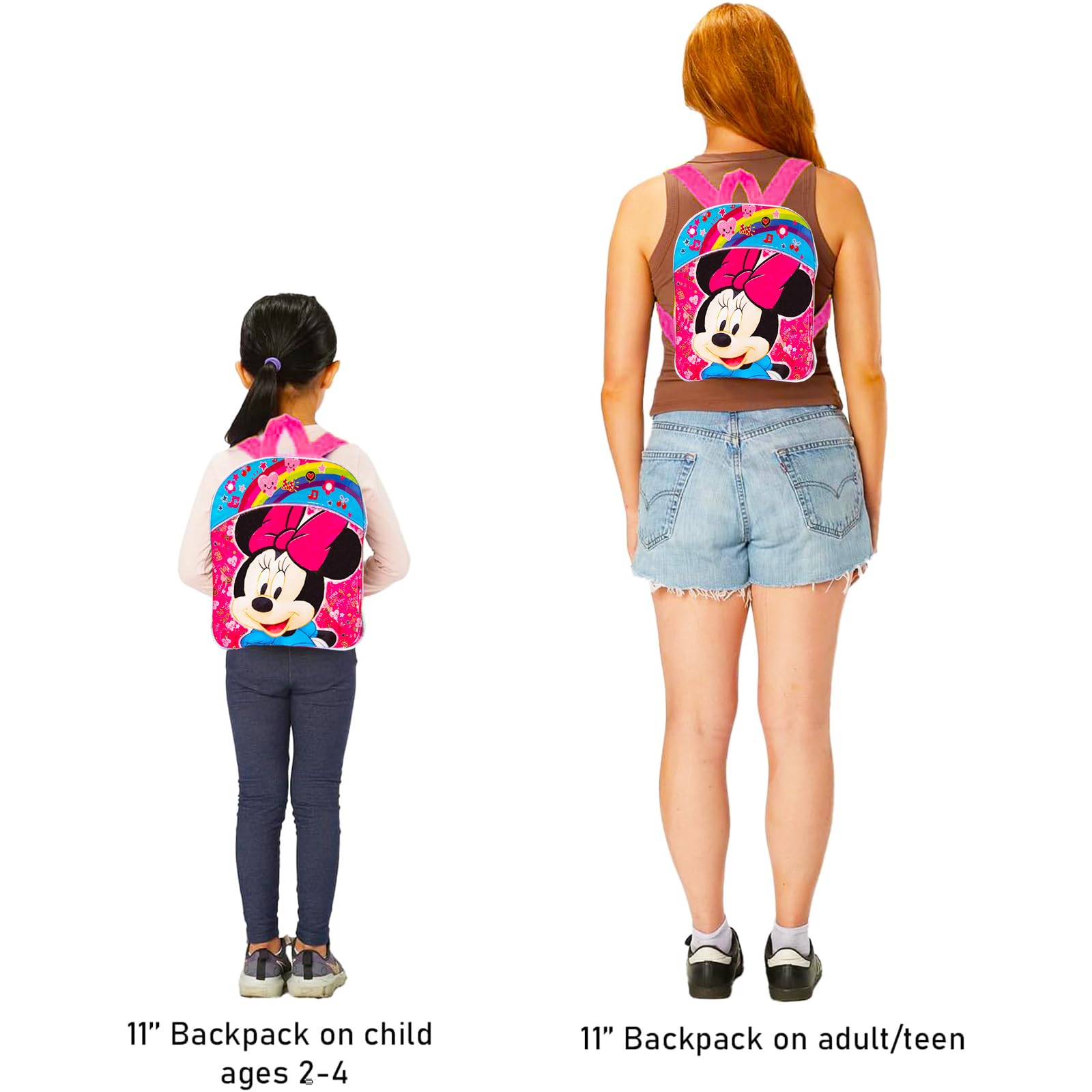 Disney Minnie Mouse Mini Kleinkind Vorschulrucksack (27,9 cm) (Minnie Mouse Schulbedarf)