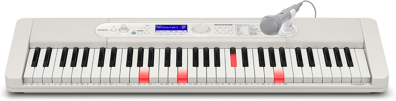 CASIO LK-520 光る鍵盤 61鍵 カシオ 電子キーボード LK-520 61鍵盤