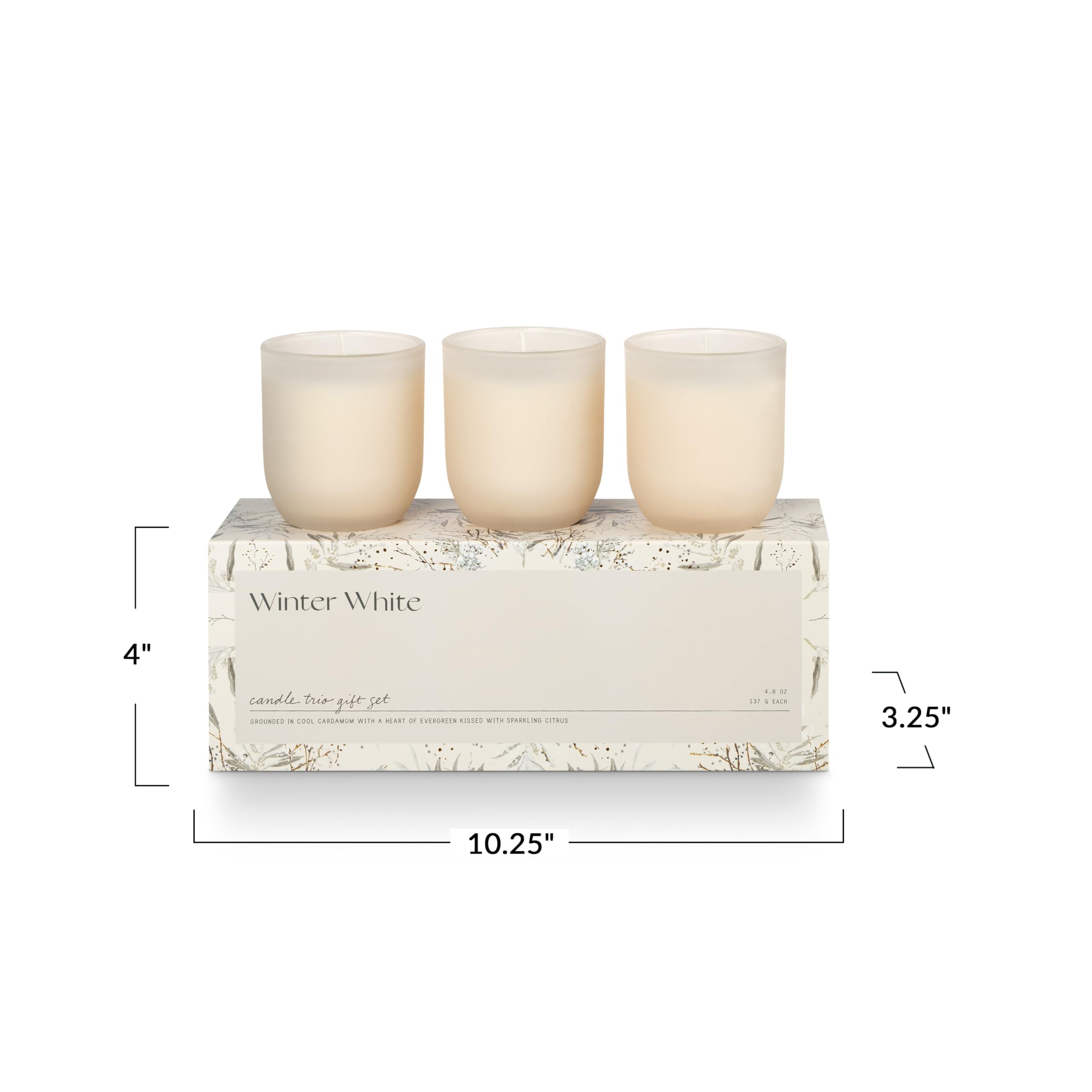 Lumière Valerica Cream 3個セット Amazon.com: Illume Candle Trio Gift Set, Winter White : Everything