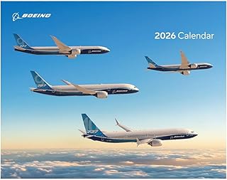 【BOEING】 ボーイング フルカラーカレンダー 2026