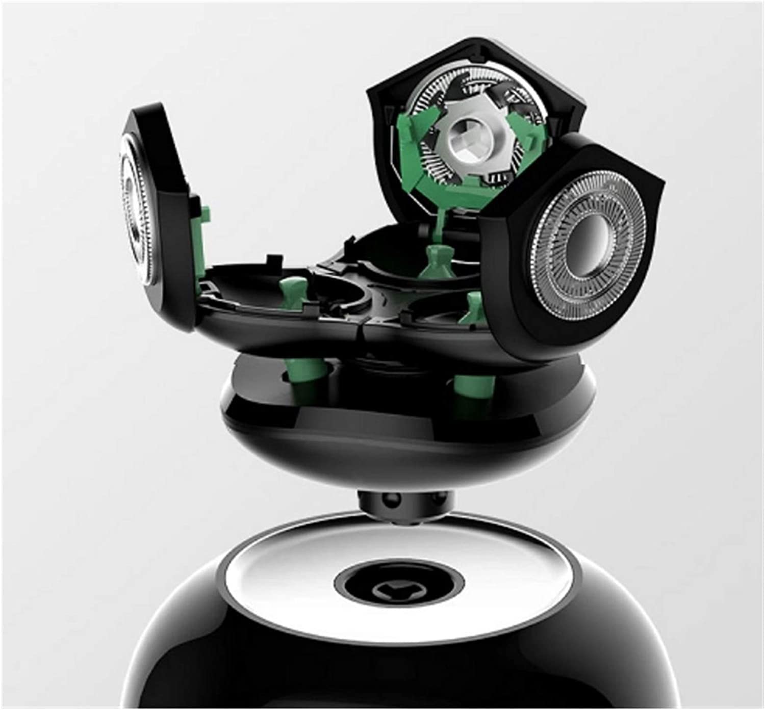 Rasoio elettrico 5 in 1 da uomo per uomini calvi – Rasoio per la testa da uomo – Anti-pizzicamento – Design ergonomico – Cordless e ricaricabile