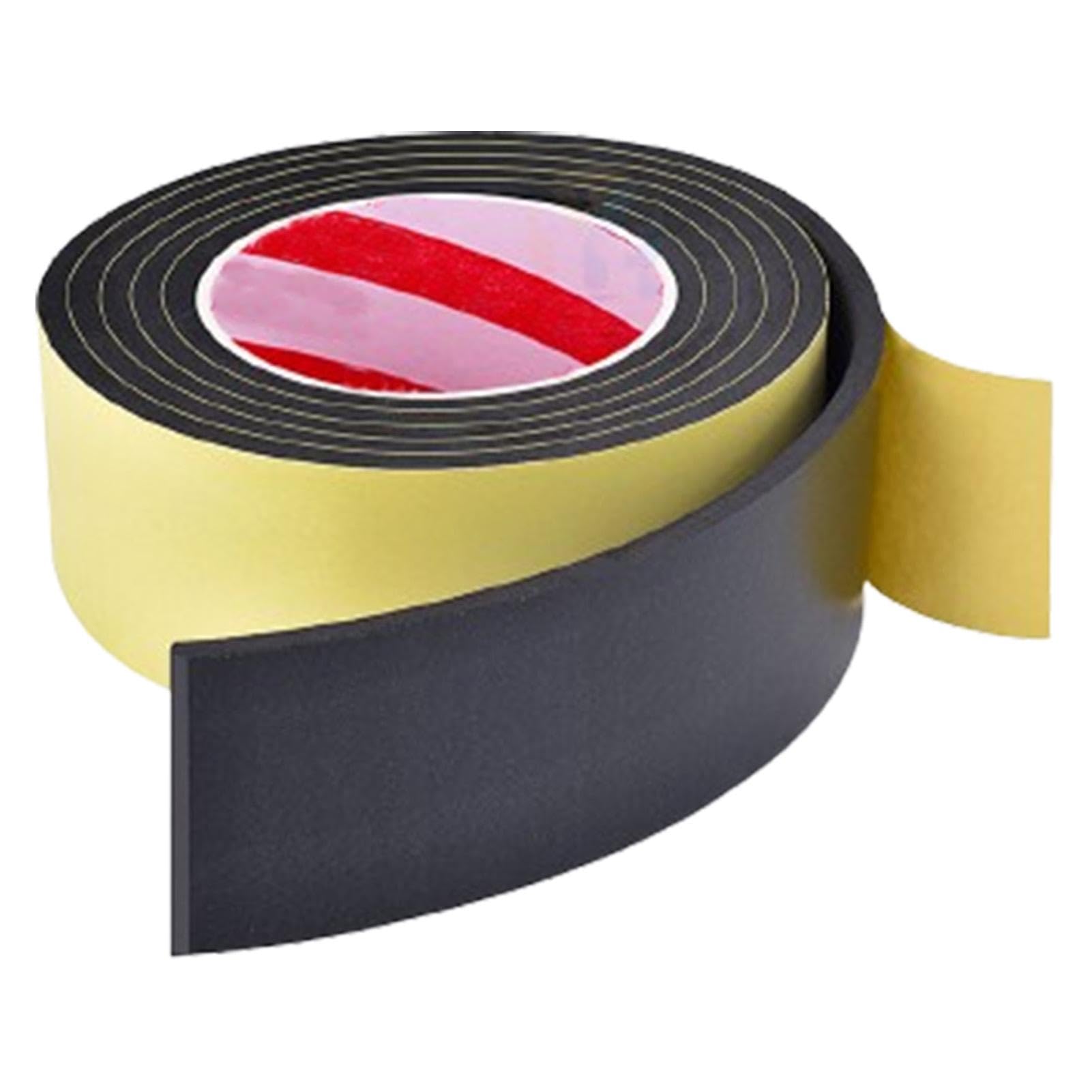 Raxove Door Insulation Strip,Door Soundproofing Strip | EVA Sponge Insulating Tape for Window,Soundproof Door Seal Tape Self Adhesive Anti-Collision Sealing Strip