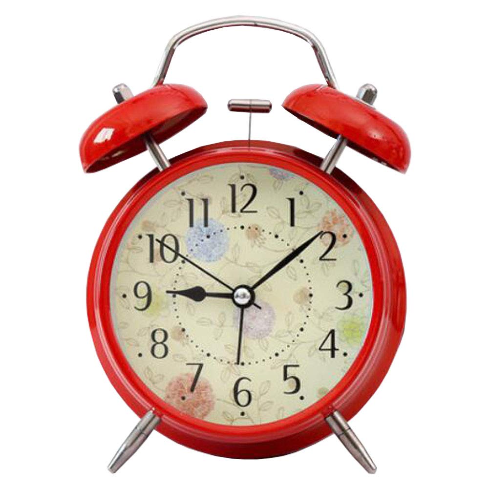 Buy Chinashow 4" Twin Bell Alarm Clock with Backlight Battery Operated