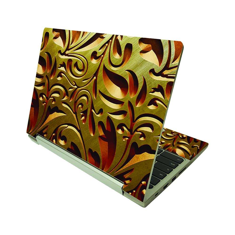 MightySkins Vinyl Decal Skin For Lenovo IdeaPad Flex 3 Chromebook 11.6" (2021) - Galaxy Bots Design