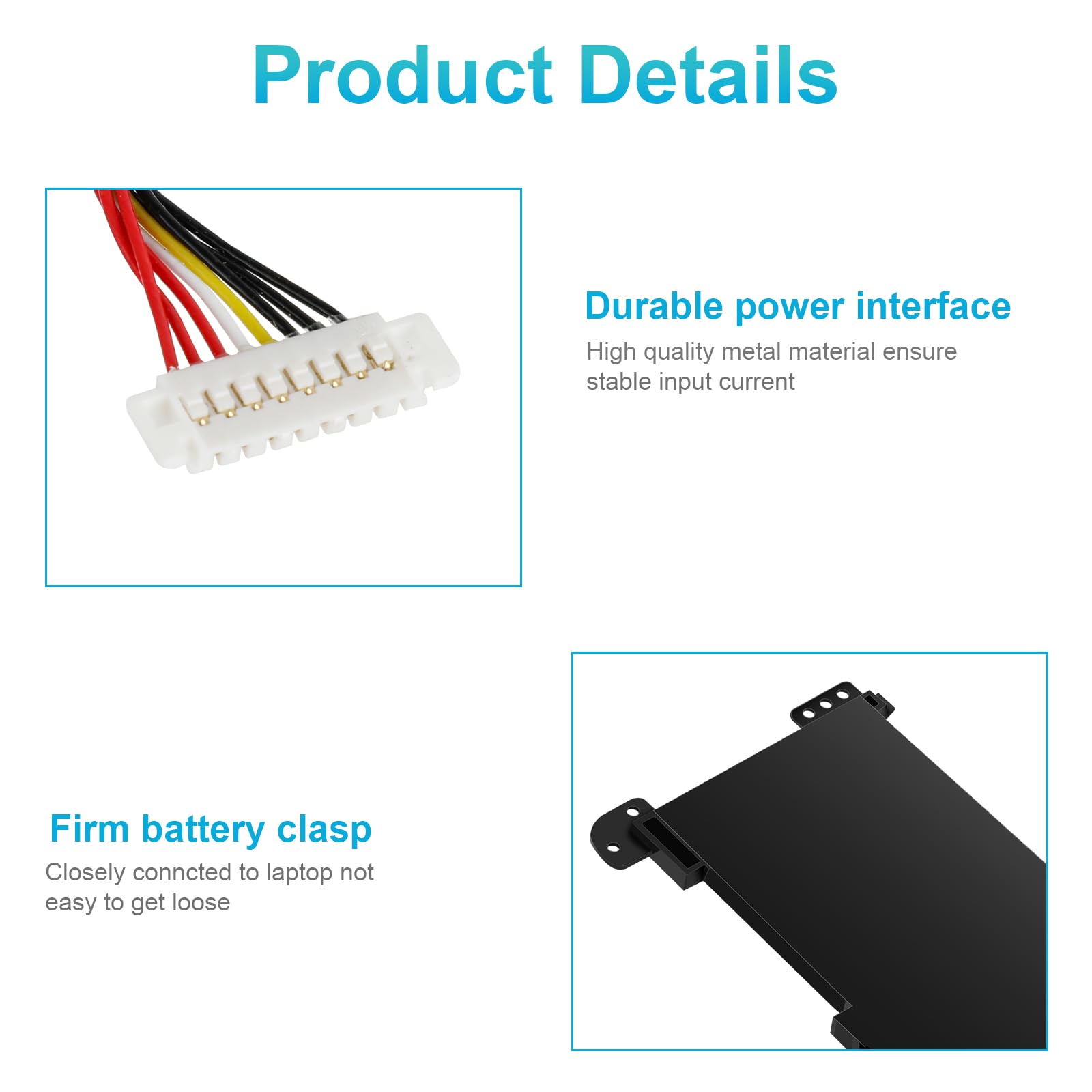 ANTIEE B31N1637 Batterie Ordinateur Portable Pour ASUS VivoBook X510 S15 F510 - 11.52V 42Wh Haute Performance