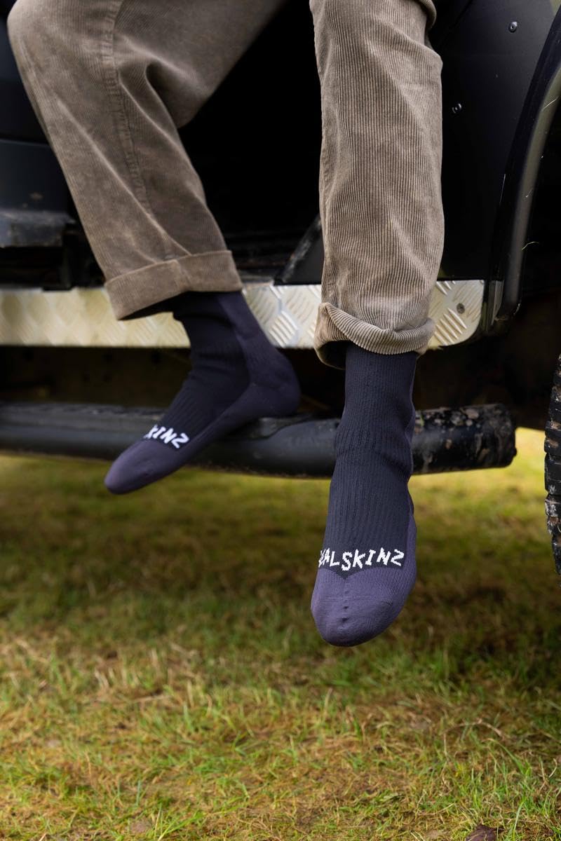 Starston Waterproof Cold Weather Mid Length Sock Black/Grey Unisex SOCK Small