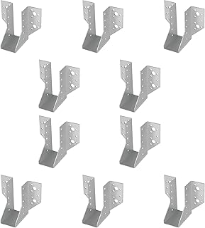 KOTARBAU® 10er Set Balkenschuh 45 x 108 mm Holzverbinder aus Verzinkt Stahl Balkenschuhe Balkenverbinder Schwerlast Balken Verbinder Holzbalkenverbinder Holzbalken