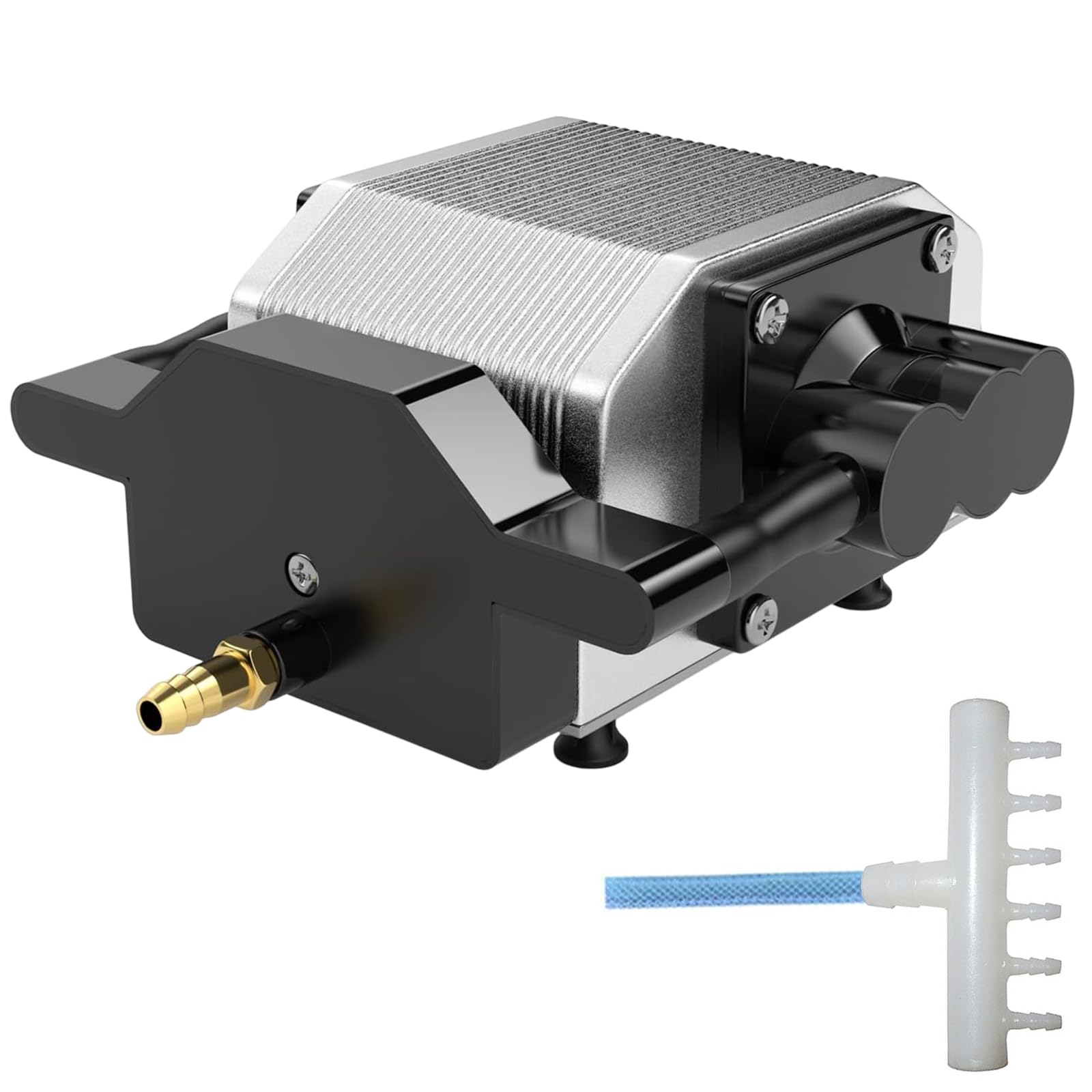 LIROPAU Air Assist, laserowa maszyna do grawerowania, regulowany przepływ powietrza 0-54 l/min do cięcia laserowego i grawerowania laserowego, 25 W, akcesoria do grawerowania laserowego, niski poziom