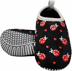 Sapatilha Antiderrapante Infantil Joaninhas Meia Magicc