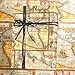 CakeSupplyShop Celebrations World Map Bon International Voyage Globe Traveller Gift Wrap Wrapping Paper - 12ft Folded with tags