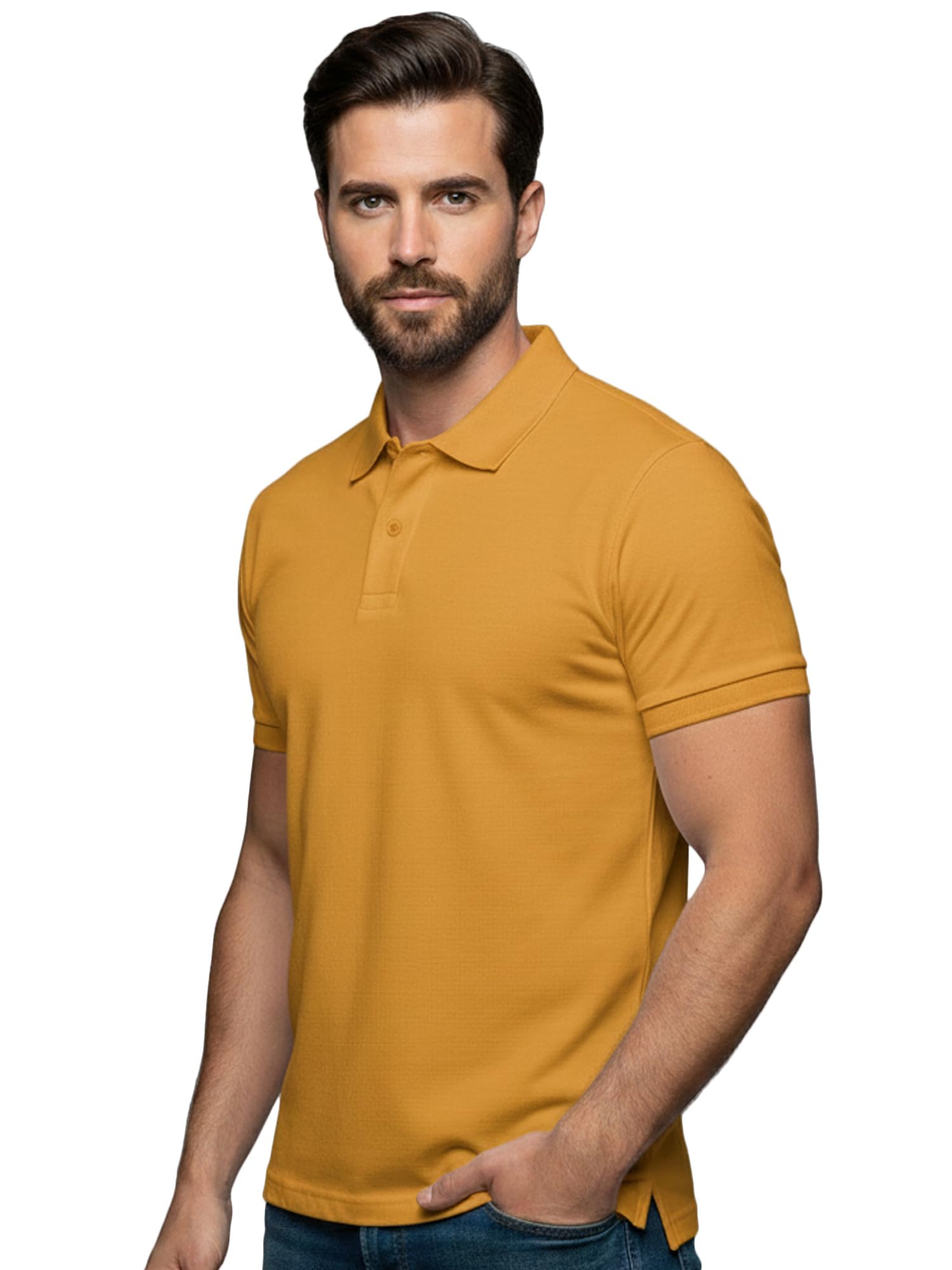xenovaurban Men's Regular Fit Polo T-Shirt | Wrinkle Free | Quick Dry | Soft and Feather Touch Feel | Cotton Polo-picture-10