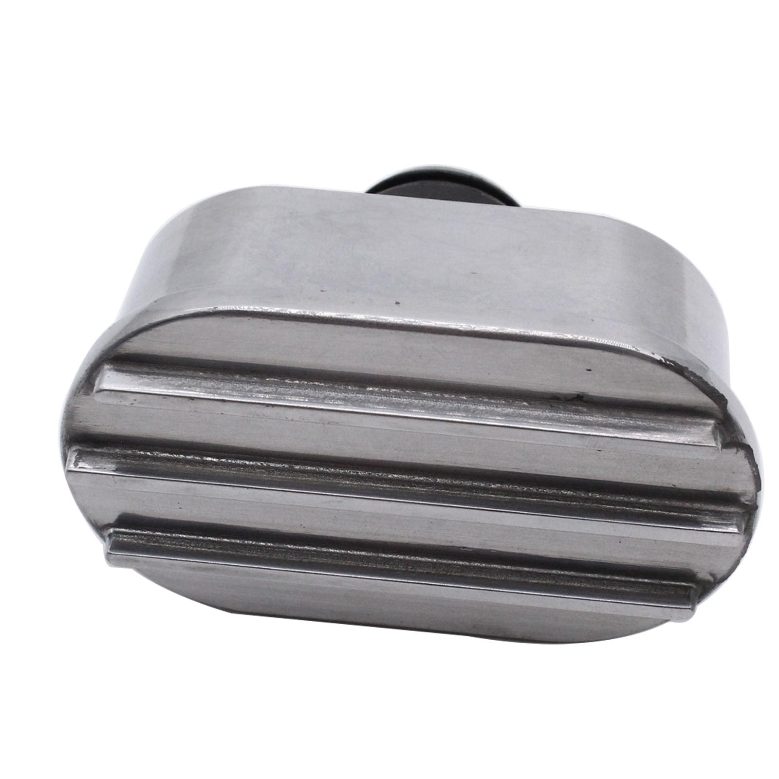 Snapklik.com : Aluminum Valve Cover Breather PCV Combo Kit Finned Oval ...