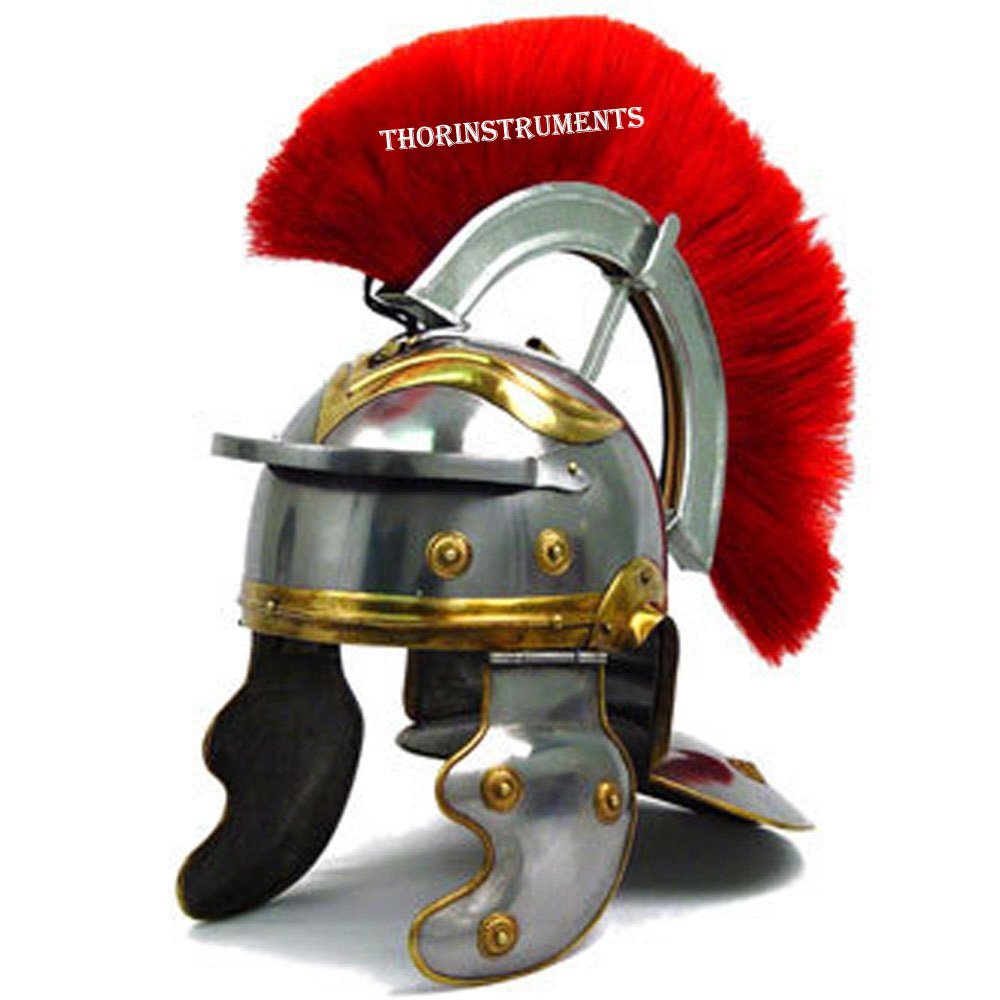 THORINSTRUMENTS Roman Officer Centurion - Casco histórico de acero de 18 g