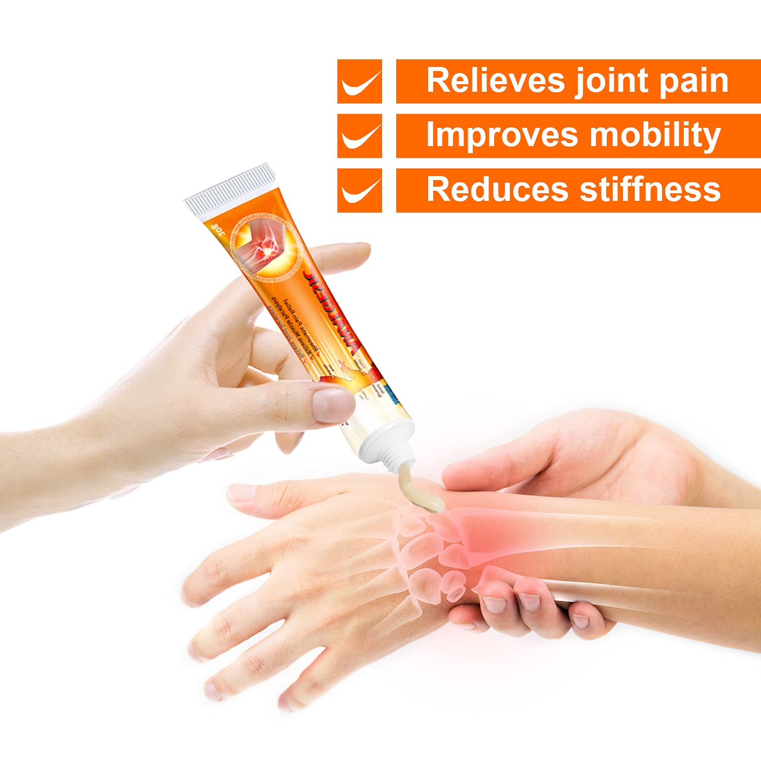 Sumifun Pain Relief Cream, 8 Tubes of Extra Strength Arthritis Pain