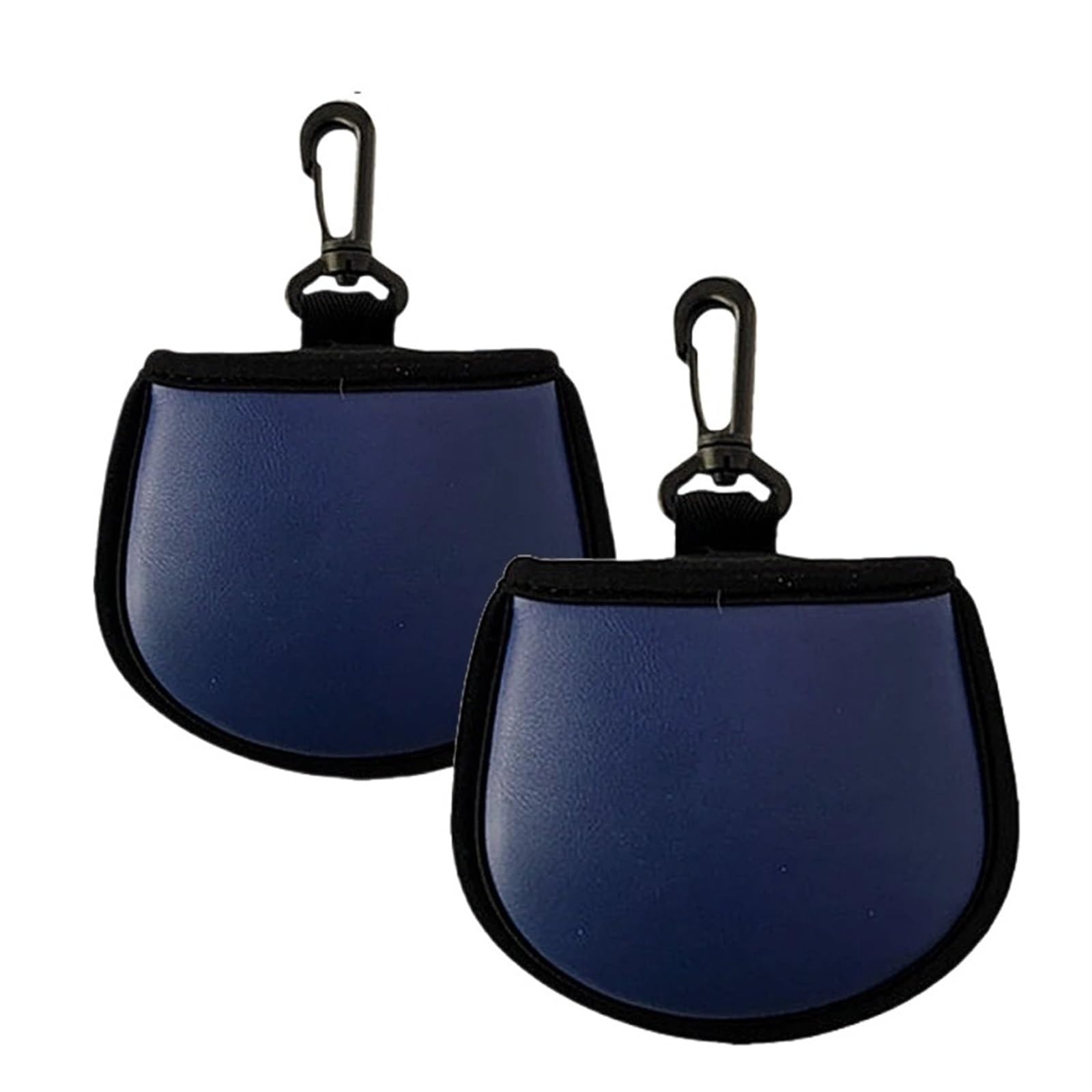 GolfbäLle Reiniger Tasche Golfball-Reinigungstasche mit Clip, Reinigungstasche aus Pu-Leder