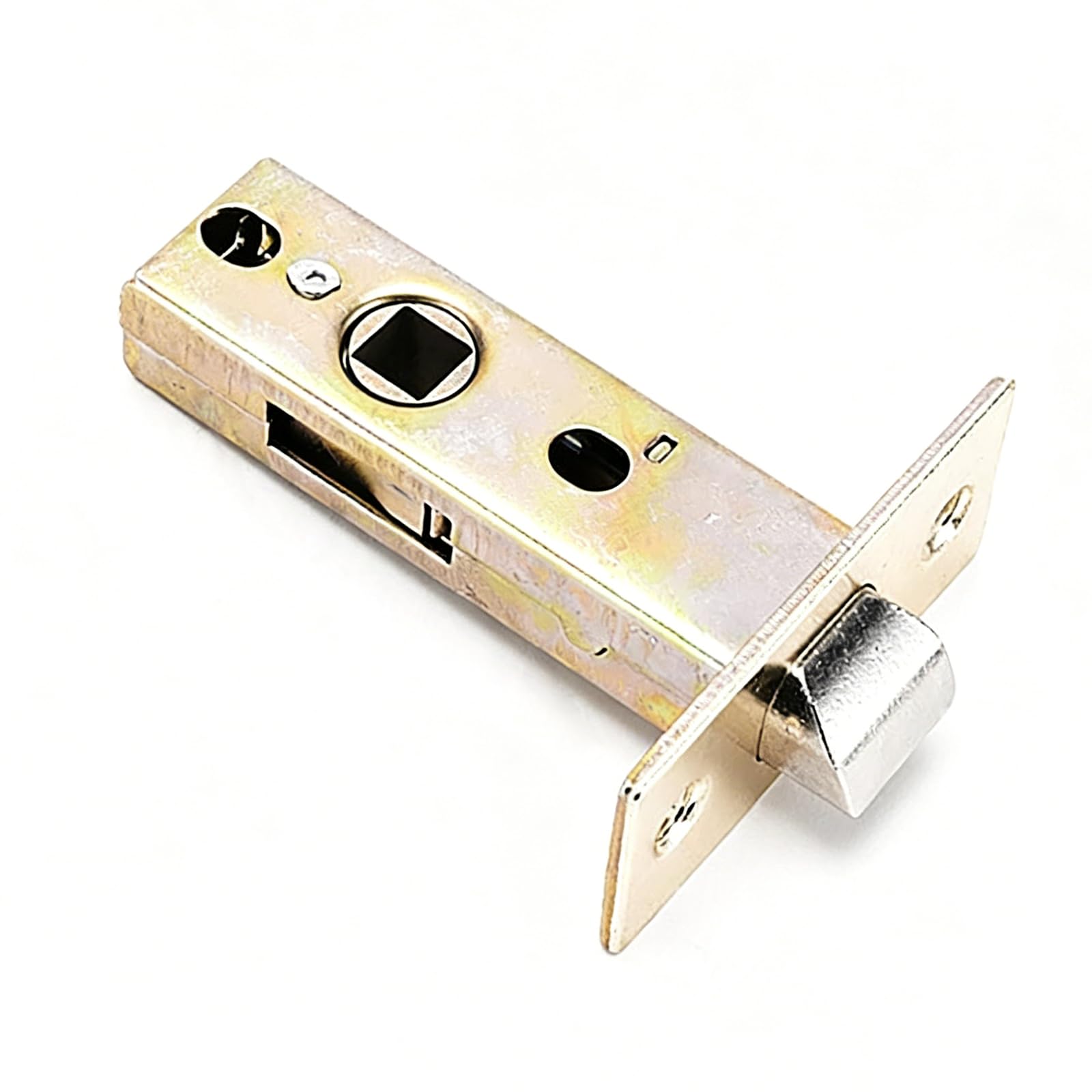 Loquet tubulaire 45mm à mortaiser avec vis et tige carrée pour porte