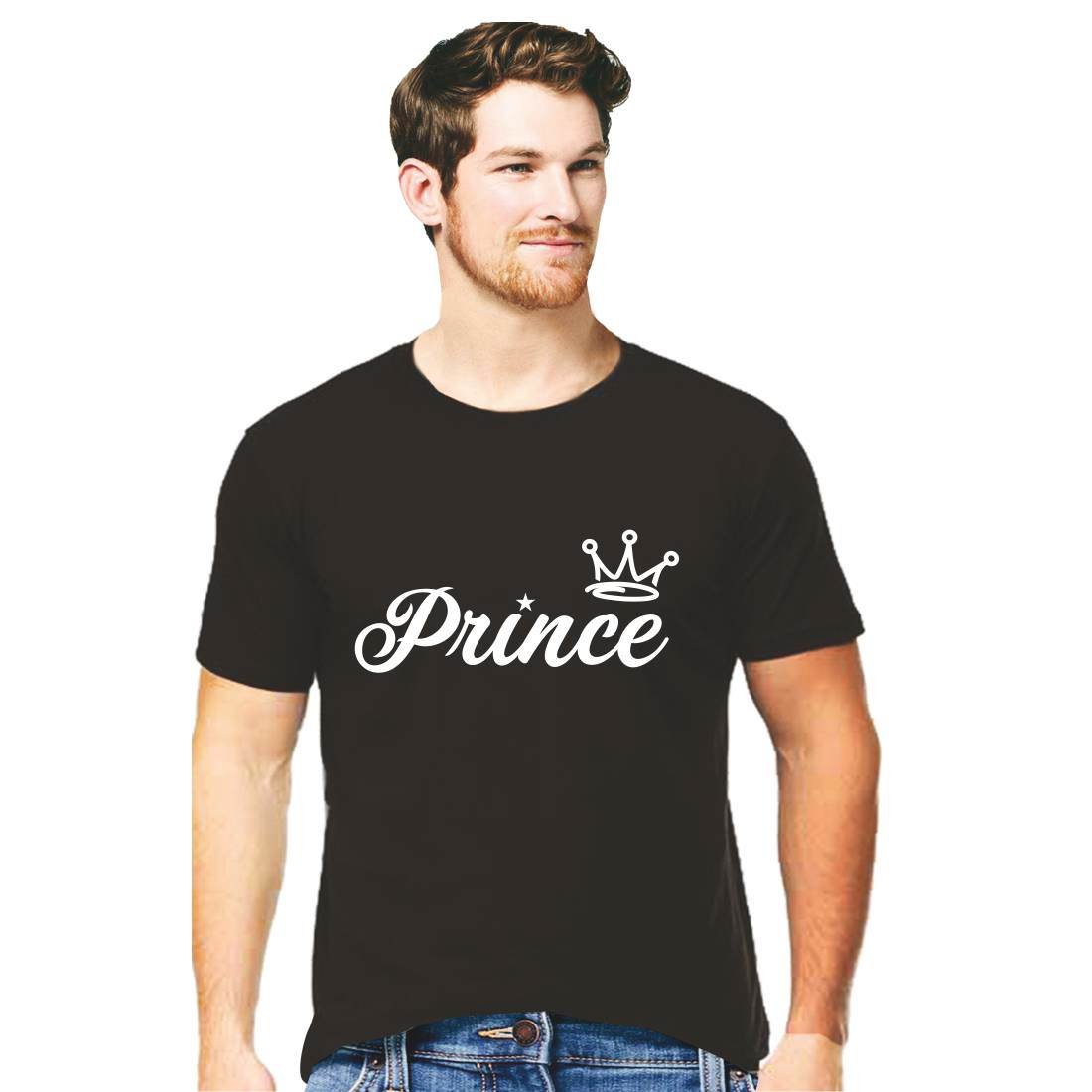 Hangout Hub Mens- Cotton Printed Regular Fit T-Shirts (Pack of 1) Matching Twinning Tees for Family and Friends