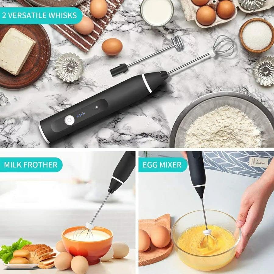 Sokany SK-201A frother showing milk frothing and egg mixing