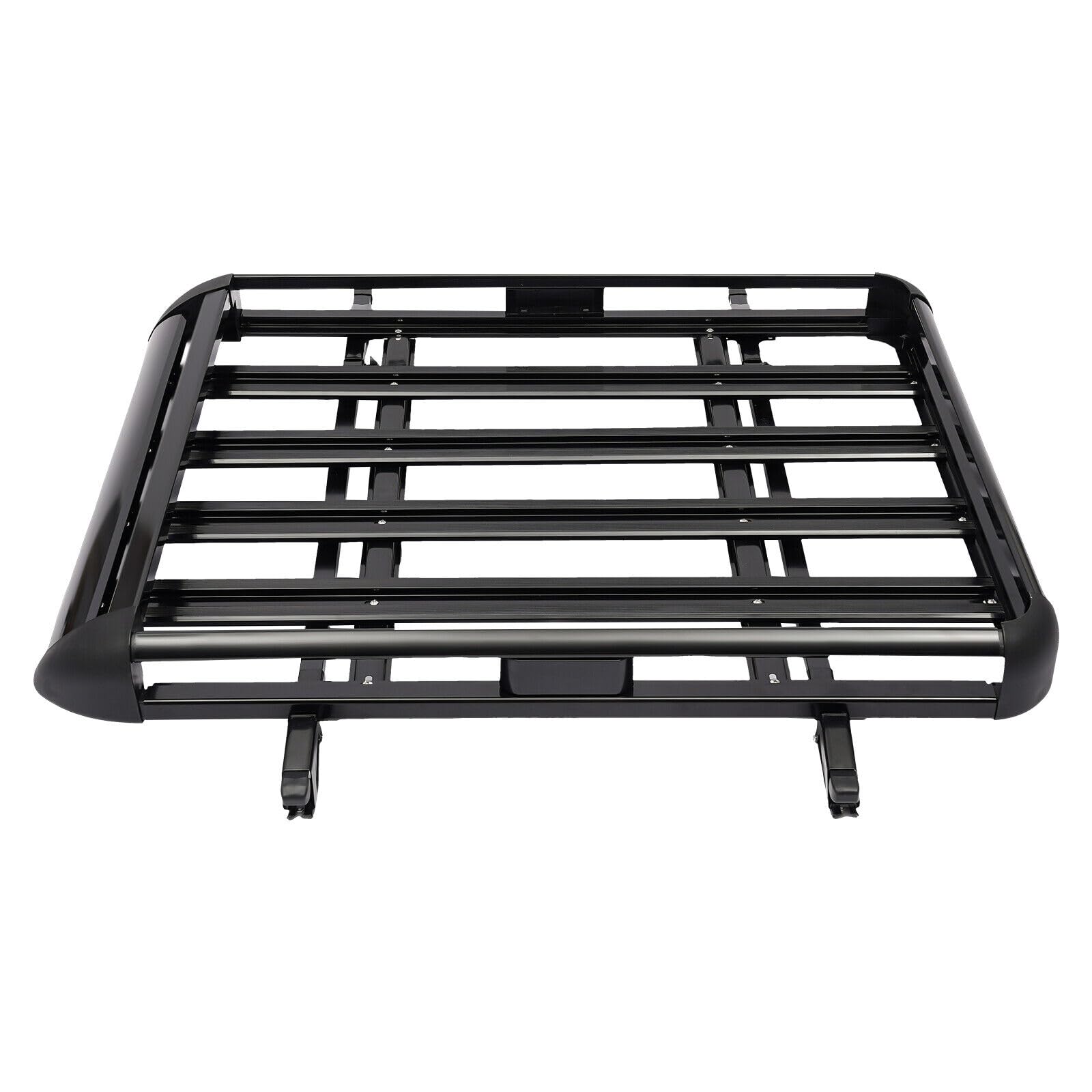 Barras Portaequipajes Universales de Aluminio para Coche, Vaca Coche Techo,baca cochee Universal, Cesta de Equipaje para SUV Universal, Negro