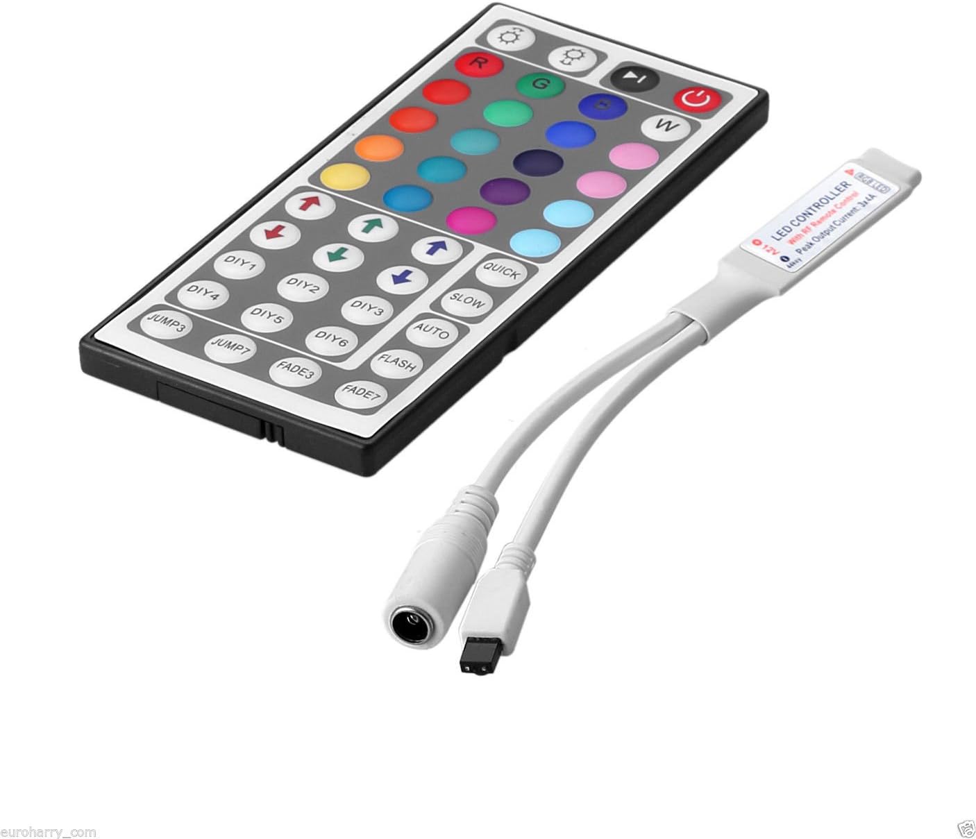 Marswell 2Pcs 44key IR Remote Controller for RGB LED Strip Light SMD5050 SMD3528