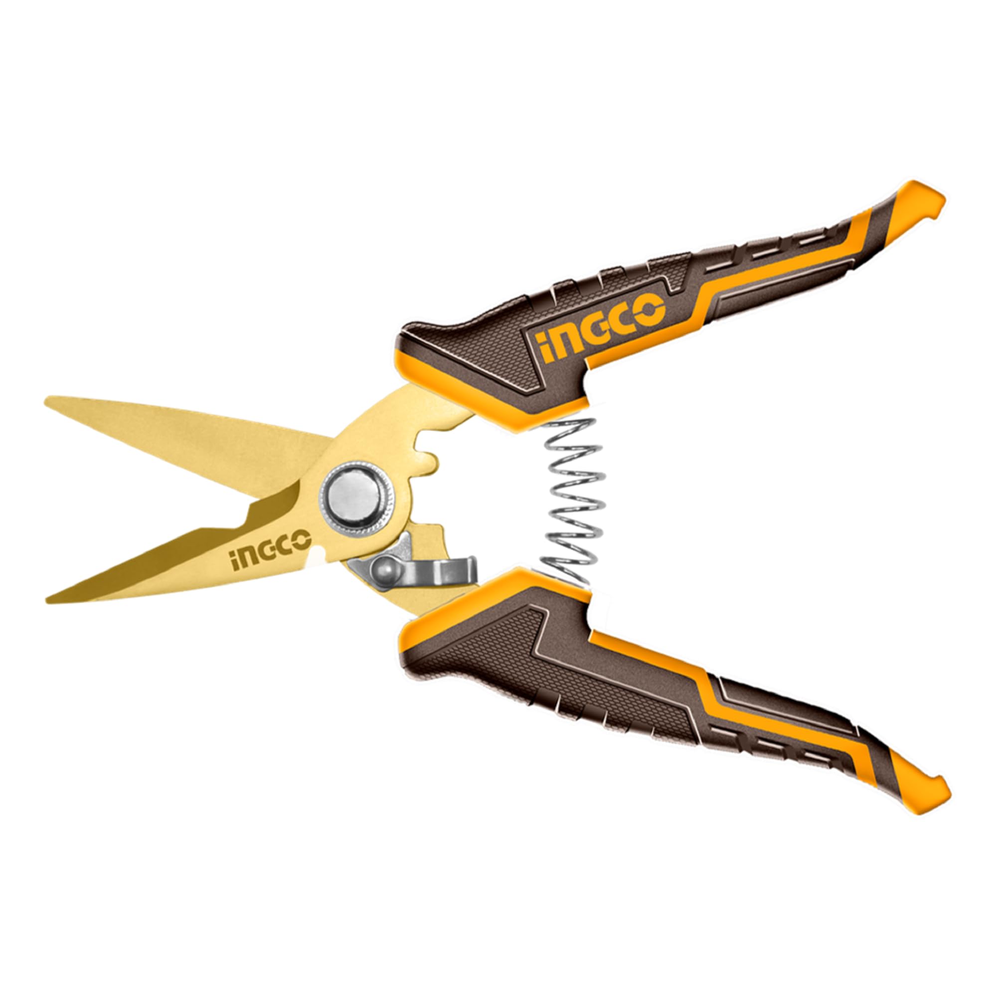 INGCO Electrician's Scissors 200mm, Stainless Steel, for Cutting Wire and Thin Metal Mesh Multi Function-image-48