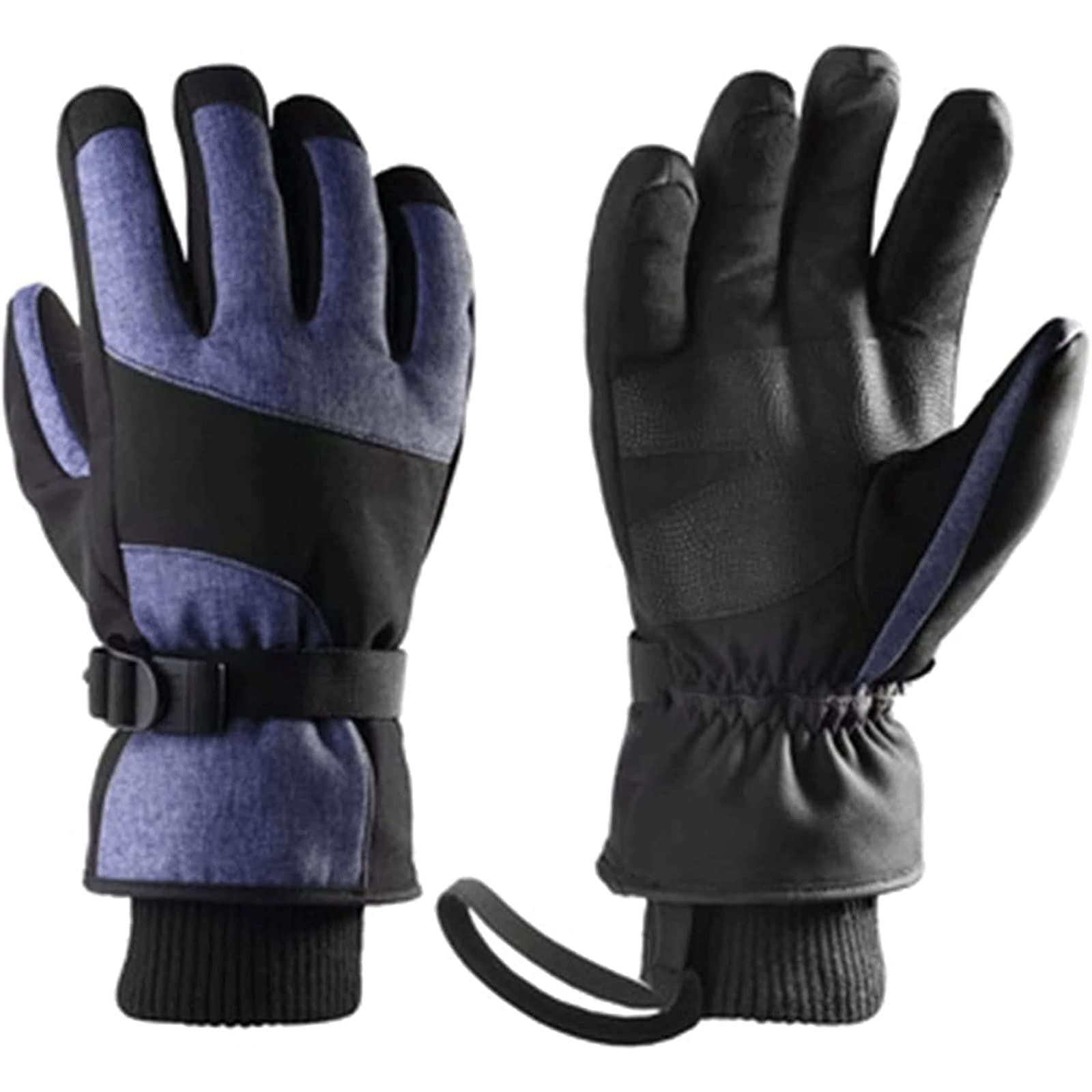 GAENZA Nuevo Guantes para Hombre y Mujer, Guantes cálidos de Invierno para esquí de montaña, Deportes al Aire Libre, Guantes retráctiles con Dedos completos Guantes de Invierno