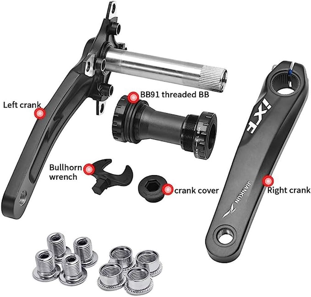 Guarnitura Bici MTB 26 Pollici Tripla 42/34/24 Denti Con Pedivella  26748 Zoom