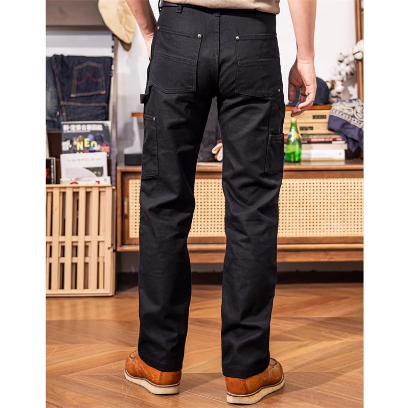 Red Tornado 14oz Duck Double-Front Work Dungaree Pants4